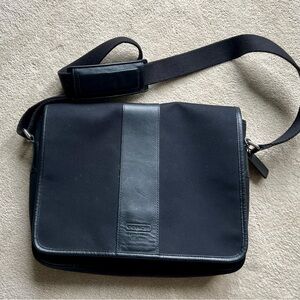 Coach Black Messenger Bag
